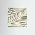 Green Wood Grey diagonal stripe pattern Poster