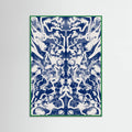 Póster Groovy Ultramarine Abstract – póster e impresión artística