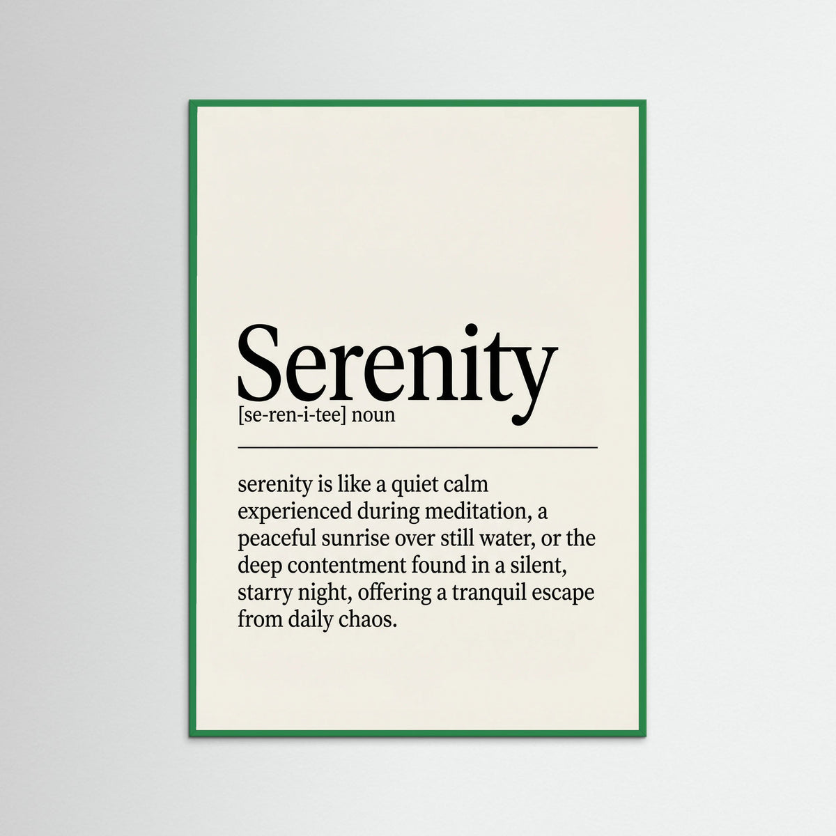 Green Wood Happiness Definition