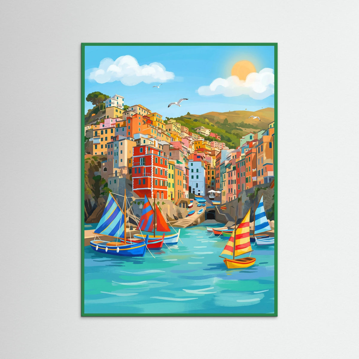 Green Wood Harbor Vibrance