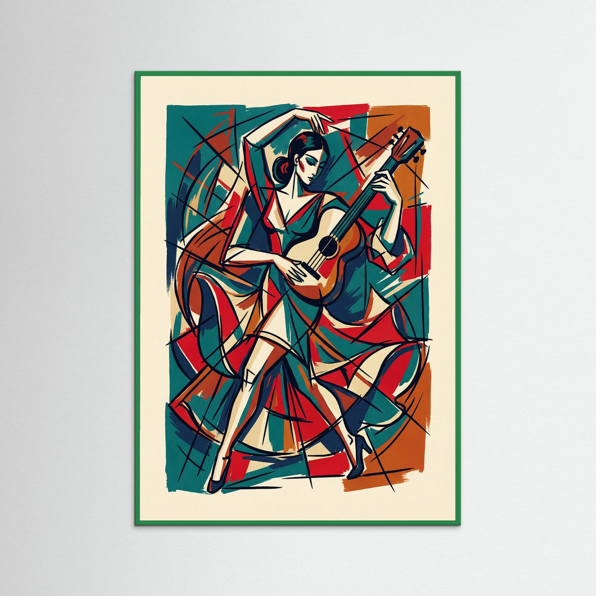 Green Wood Harlequin Duo