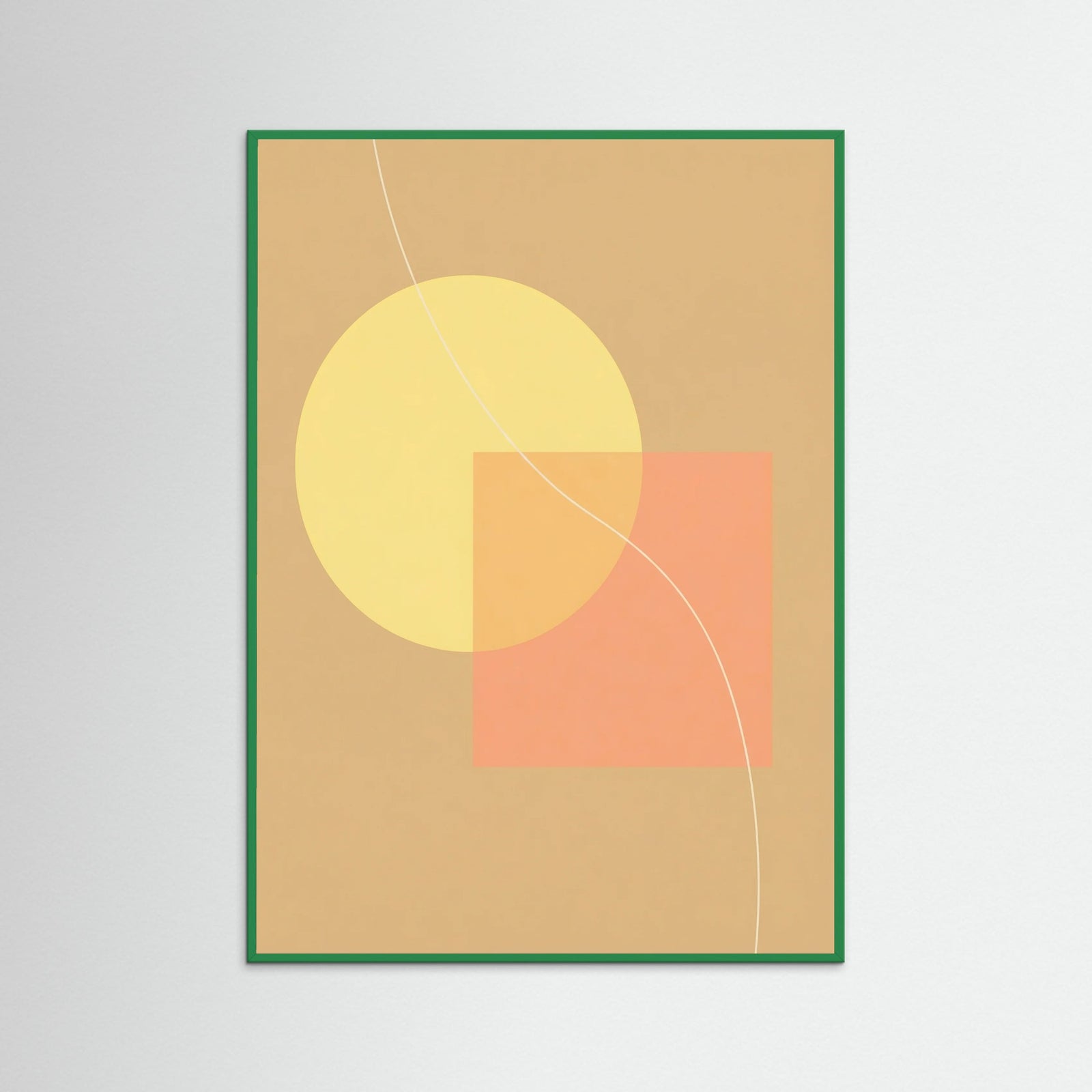Green Wood Harmonic Orange Divide