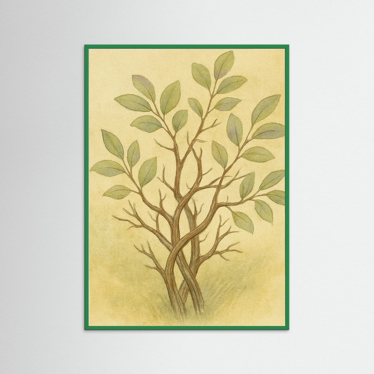 Green Wood Harmonious Branches