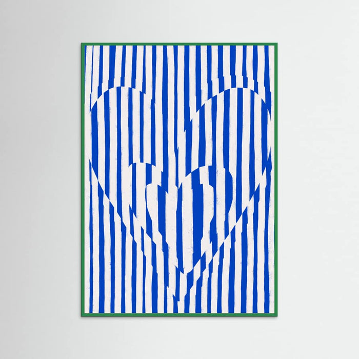 Plakat Hearts (Blue Version) – plakat i druk artystyczny