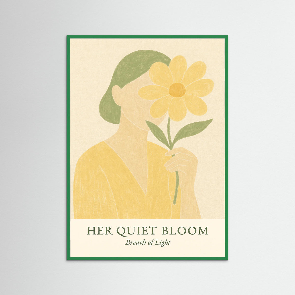 Green Wood Her quiet bloom