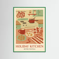 Green Wood Holiday Kitchen