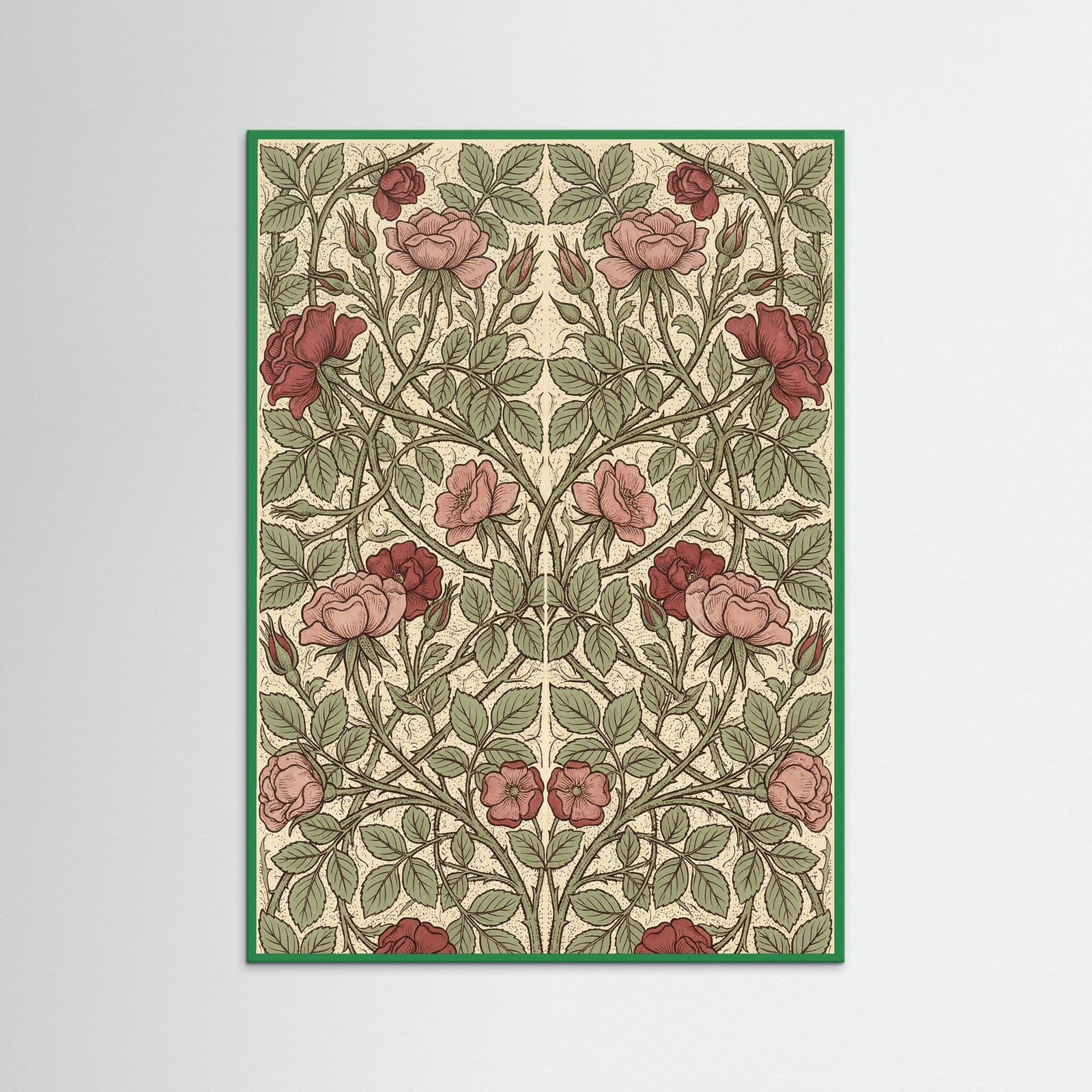 Green Wood Honeysuckle Pattern 1876