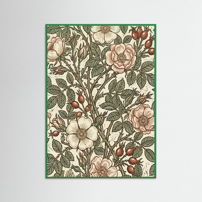 Green Wood Honeysuckle Scroll