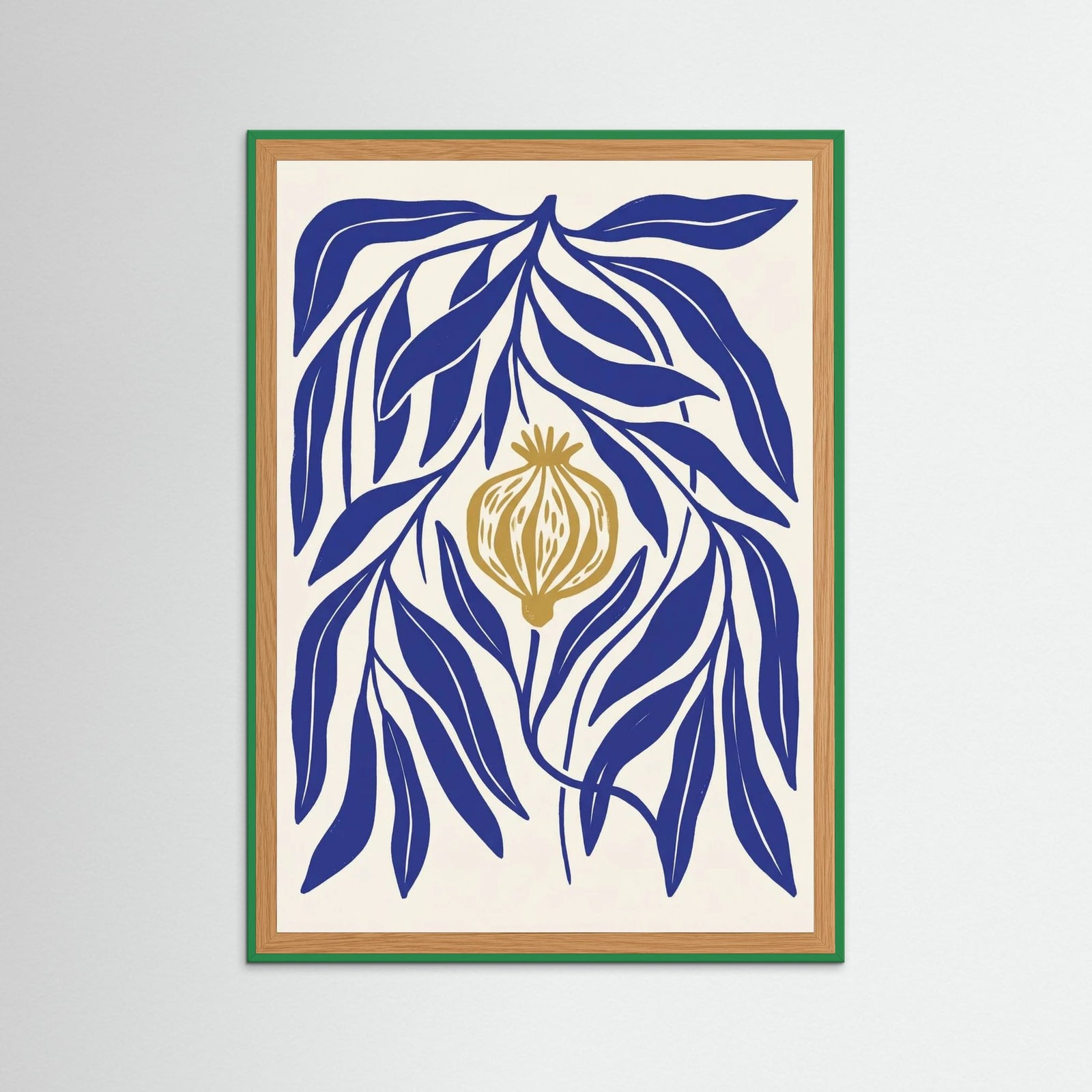 Green Wood Indigo Bloom