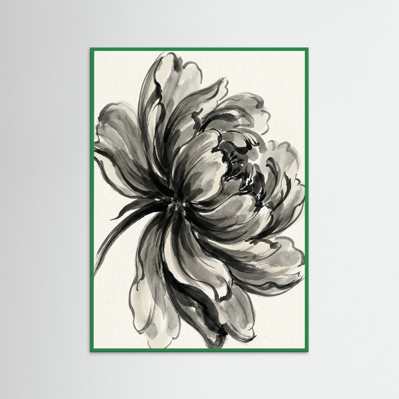 Green Wood Ink Bouquet Black