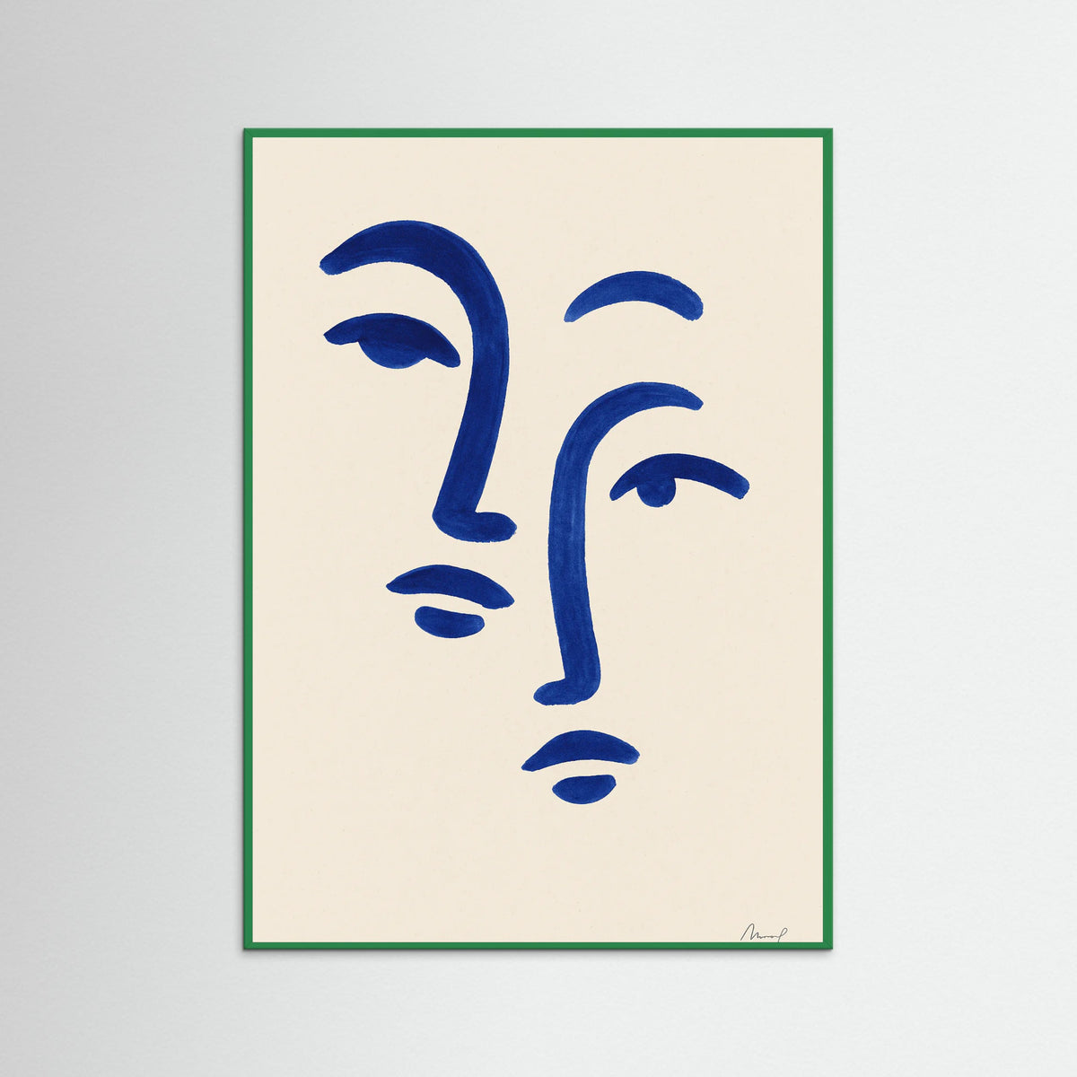 Green Wood Inked Impressions