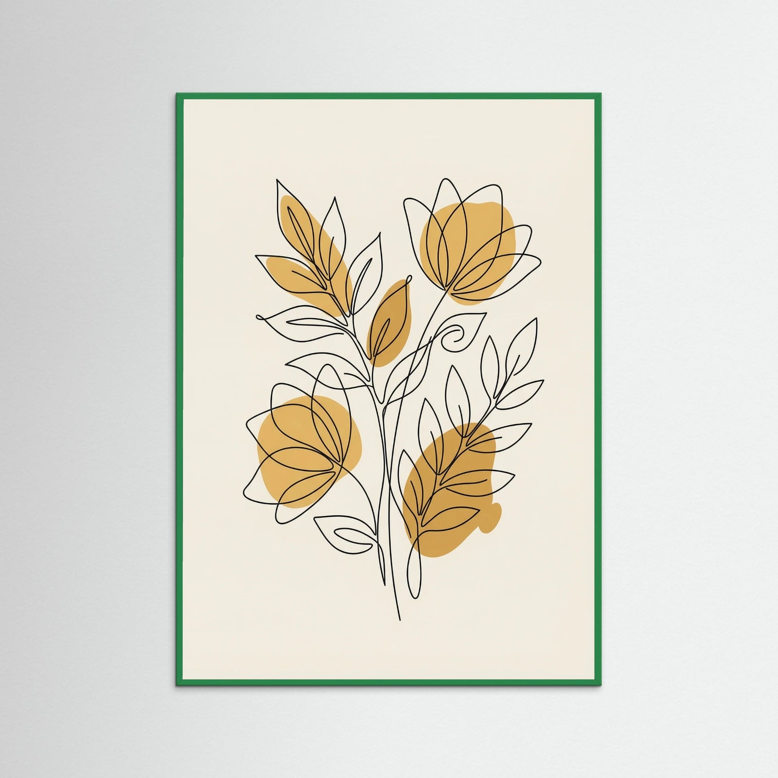 Green Wood Intertwined Gaze