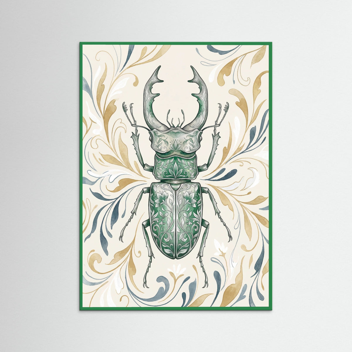 Green Wood Intricate Moths