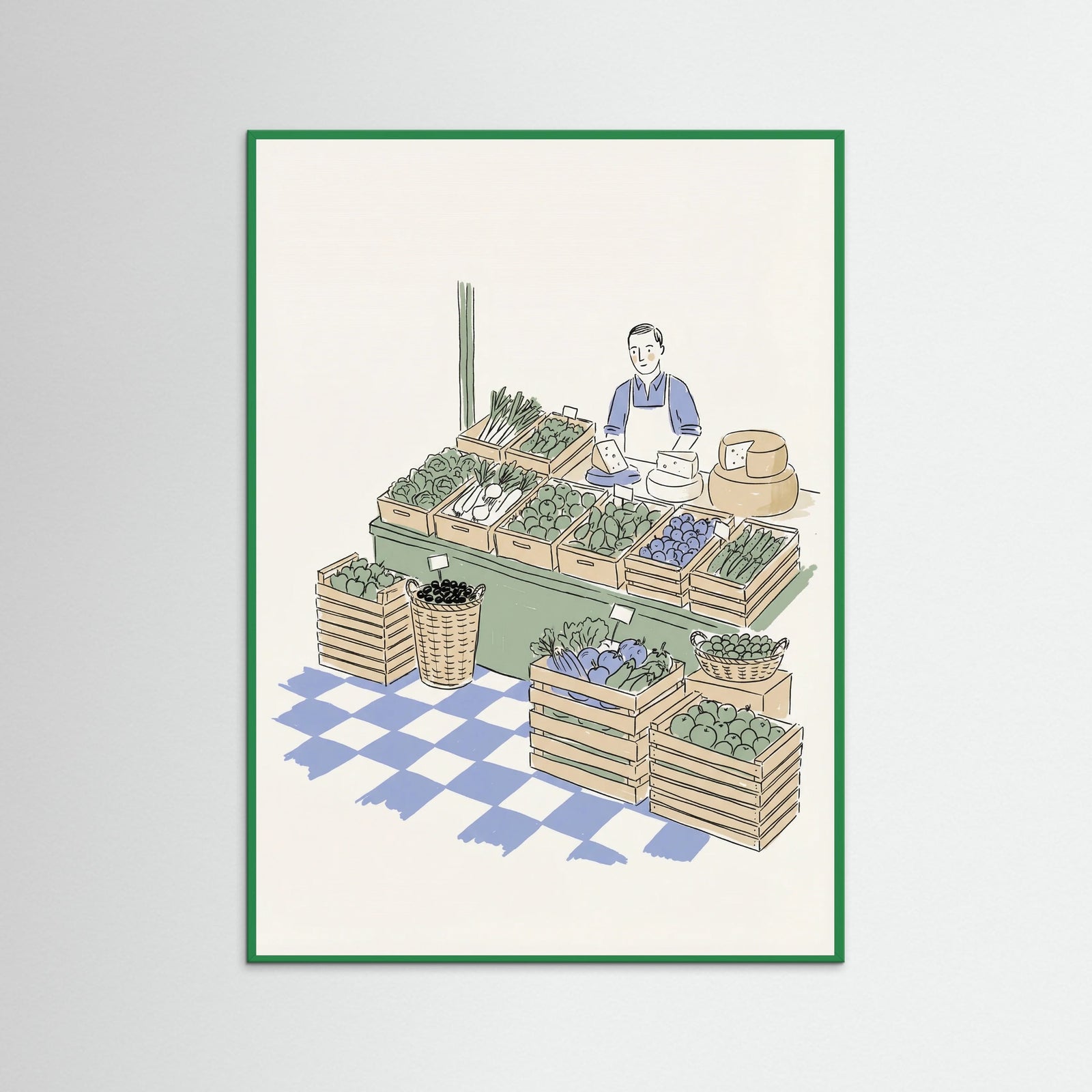 Green Wood Italian Cafe Sketch