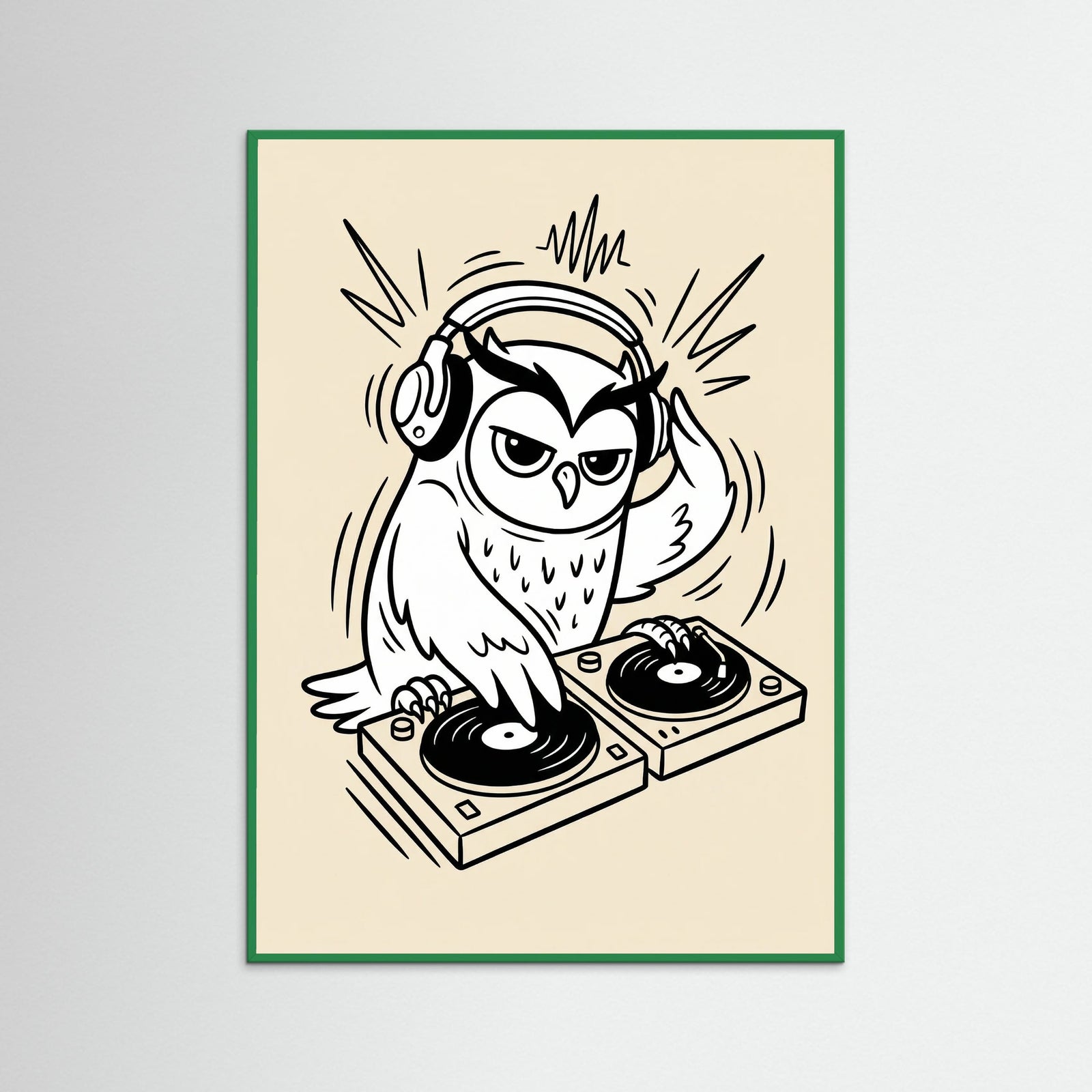 Green Wood Jazz Cat Beat