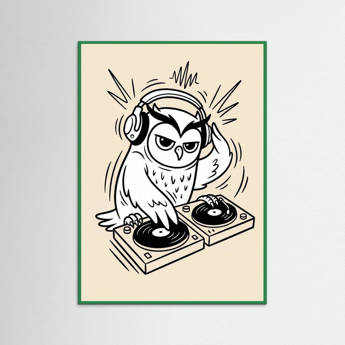 Green Wood Jazz Cat Beat