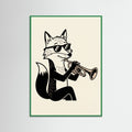 Green Wood Jazz Cat Groove