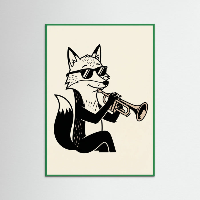 Green Wood Jazz Cat Groove