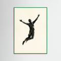 Green Wood Joyful Dance Silhouette