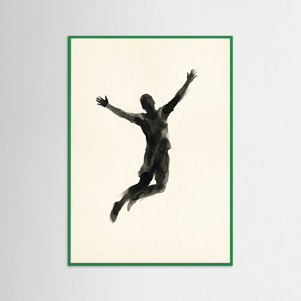 Green Wood Joyful Dance Silhouette