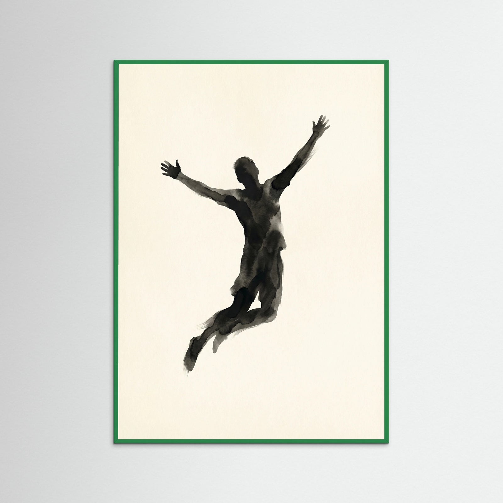 Green Wood Joyful Dance Silhouette