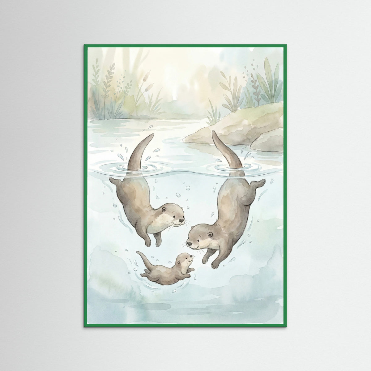 Green Wood Joyful Elephant Play