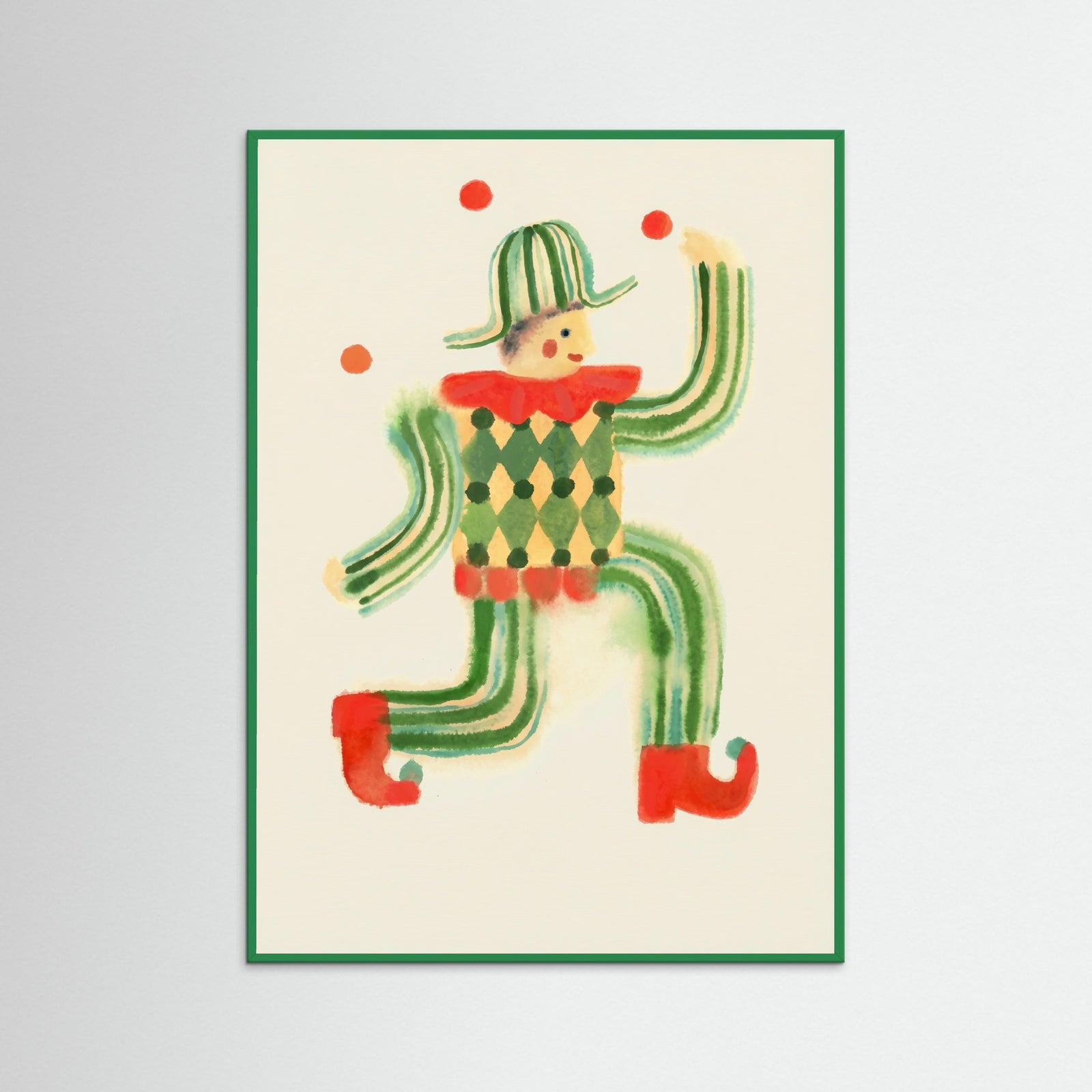 Green Wood Juggling Jester