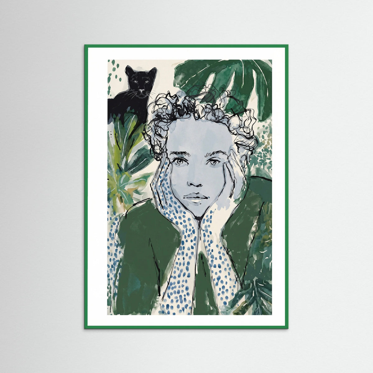 Green Wood Jungle Gaze