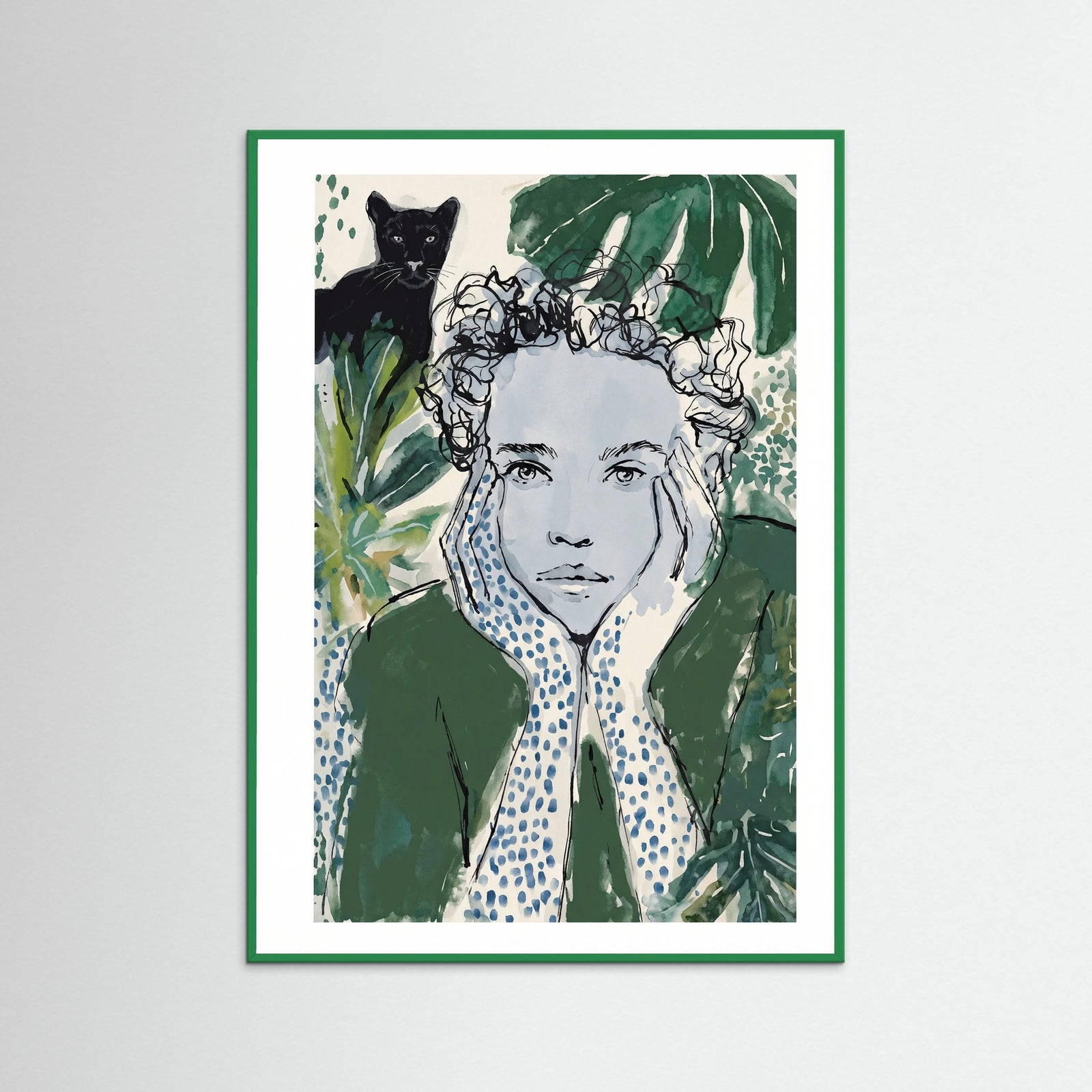 Green Wood Jungle Gaze