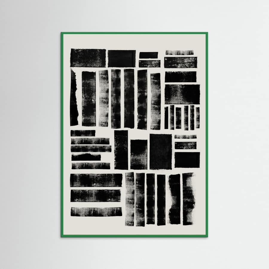 LINO CUT COMPOSITION Poster – poster and art print