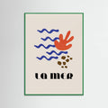 La Mer Abstract Ocean Poster No. 02 – plakat og kunsttryk