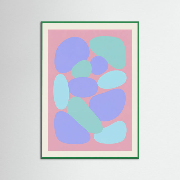 Green Wood Lavender Coral