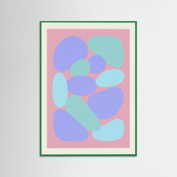Green Wood Lavender Coral