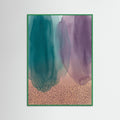Green Wood Layered Abstract