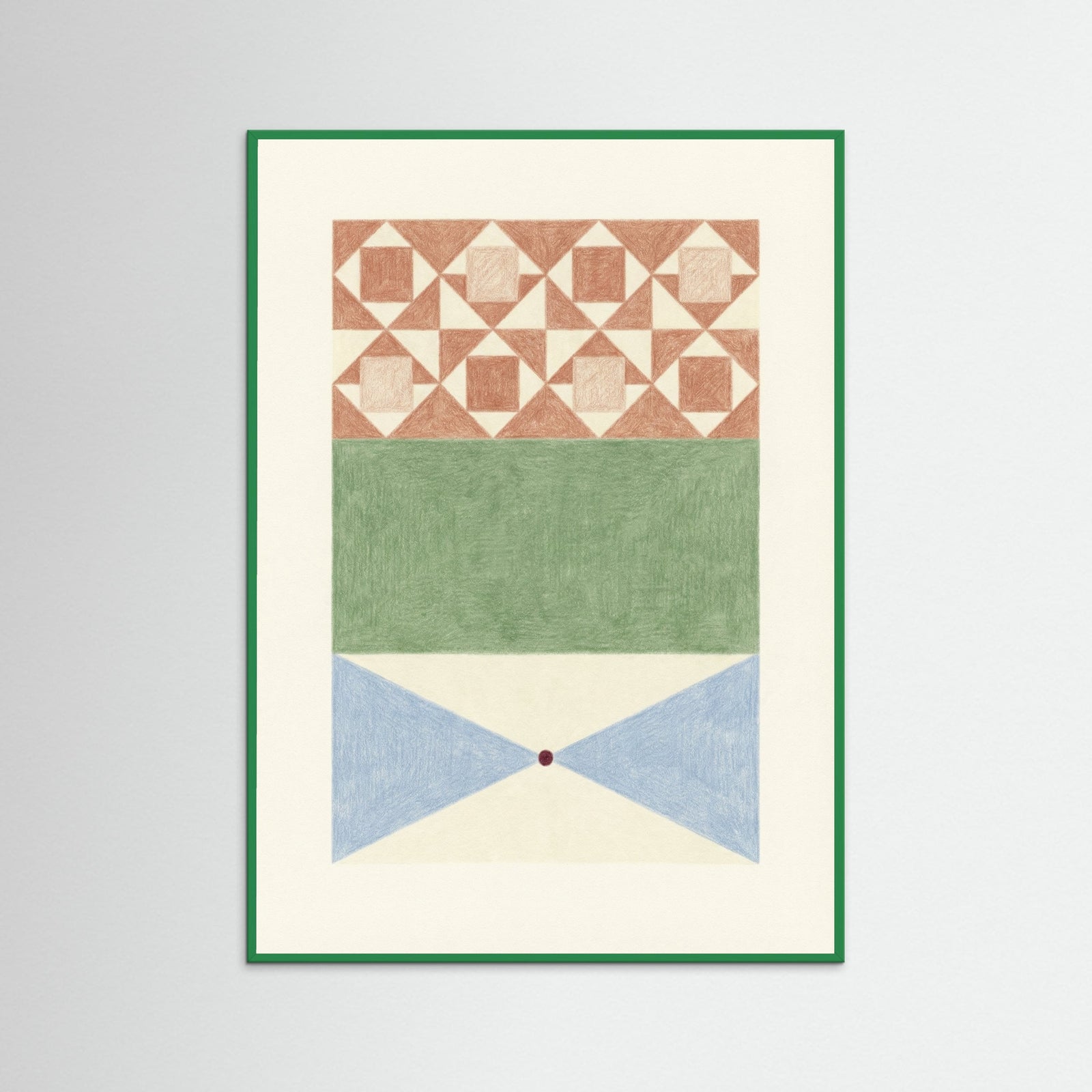 Green Wood Layered Harmony