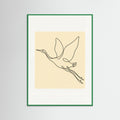 Green Wood Le Chien Line Art