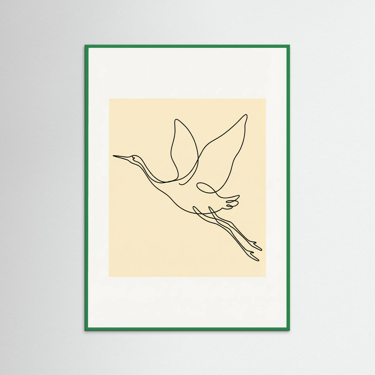 Green Wood Le Chien Line Art