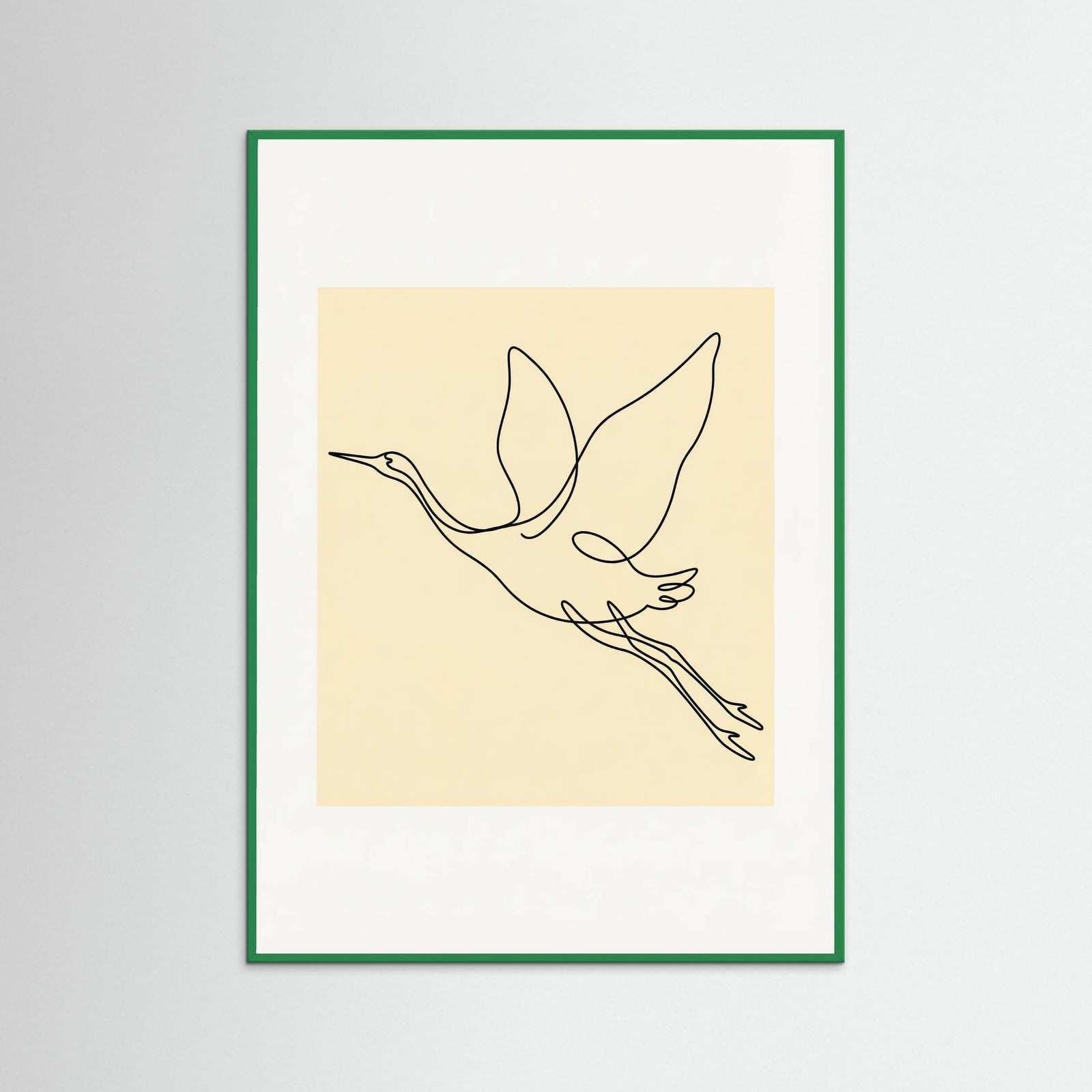 Green Wood Le Chien Line Art
