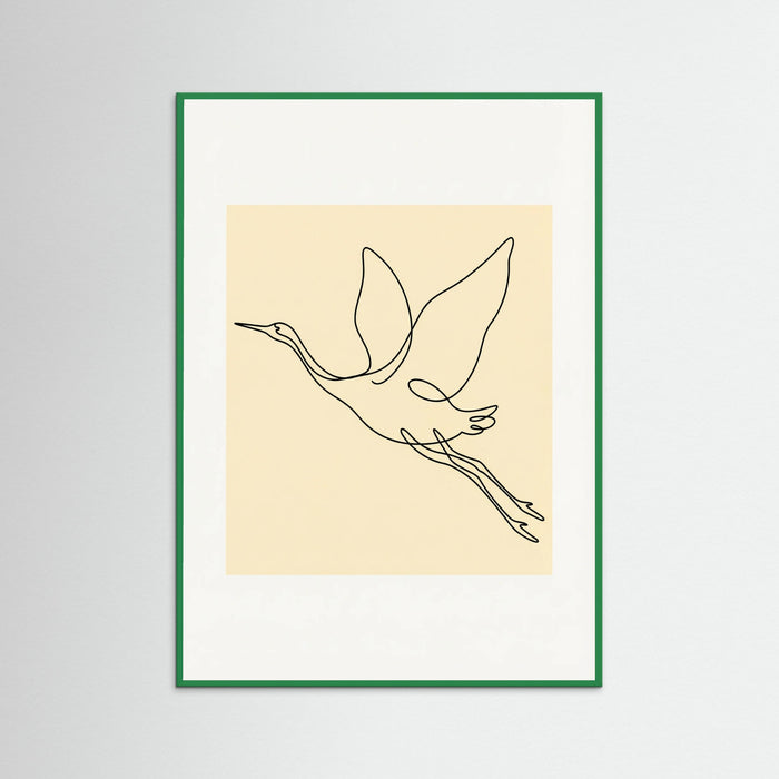Green Wood Le Chien Line Art