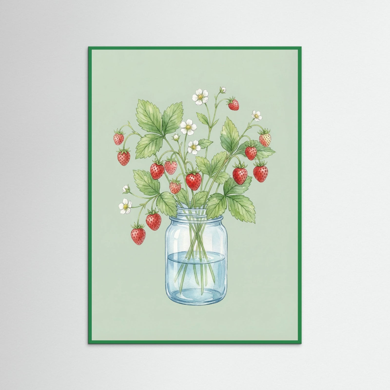 Green Wood Lemon Bloom Vase