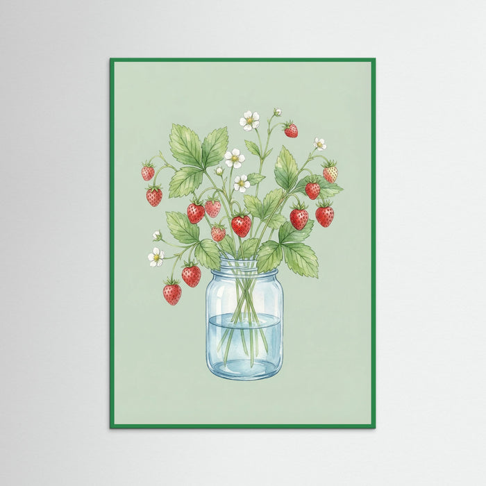 Green Wood Lemon Bloom Vase