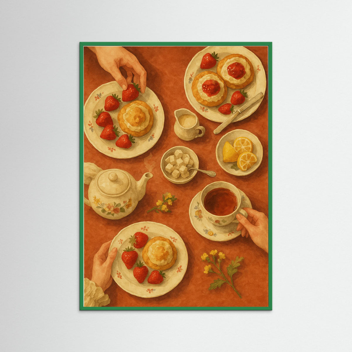 Green Wood Lemon Sugar Symphony