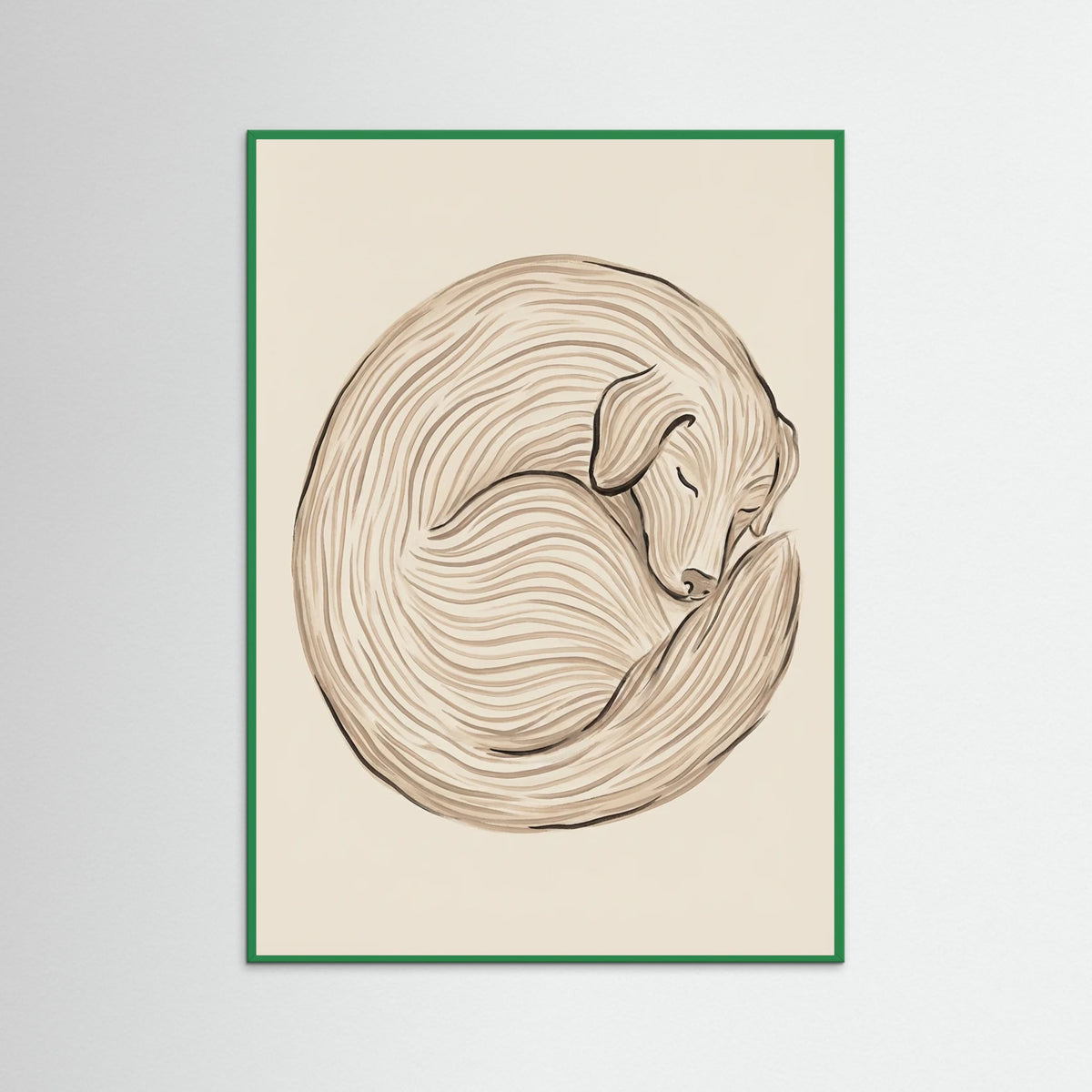 Green Wood Linear Recline