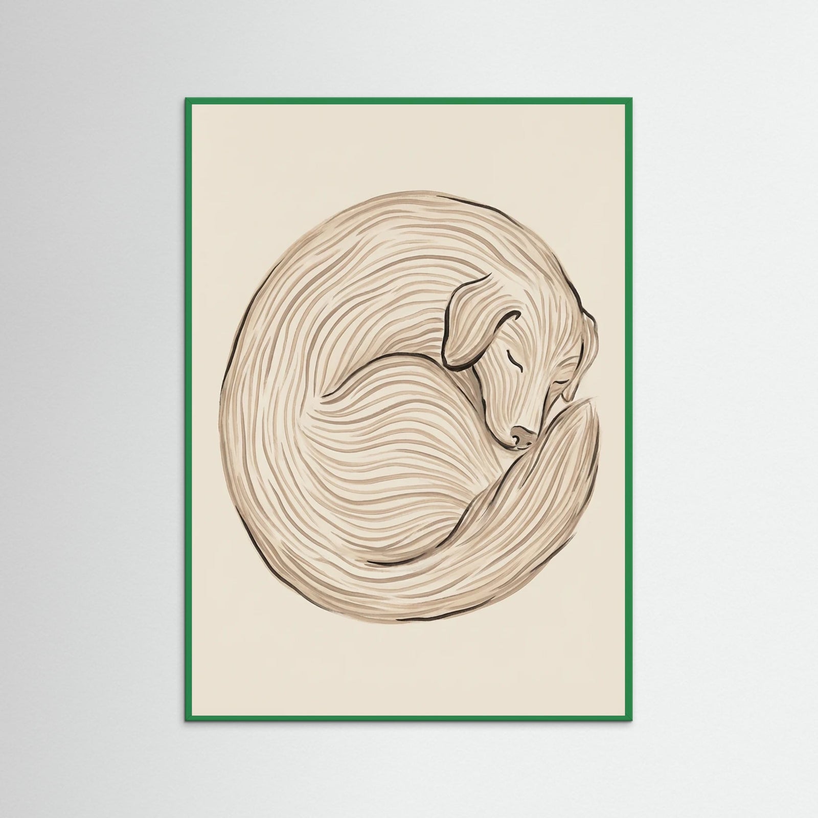 Green Wood Linear Recline