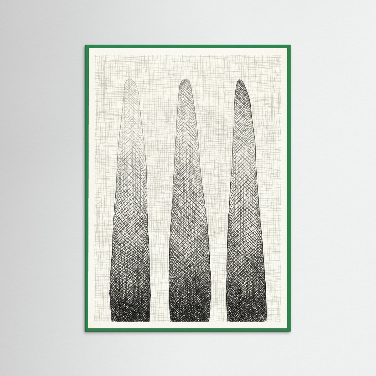 Green Wood Lined Orb