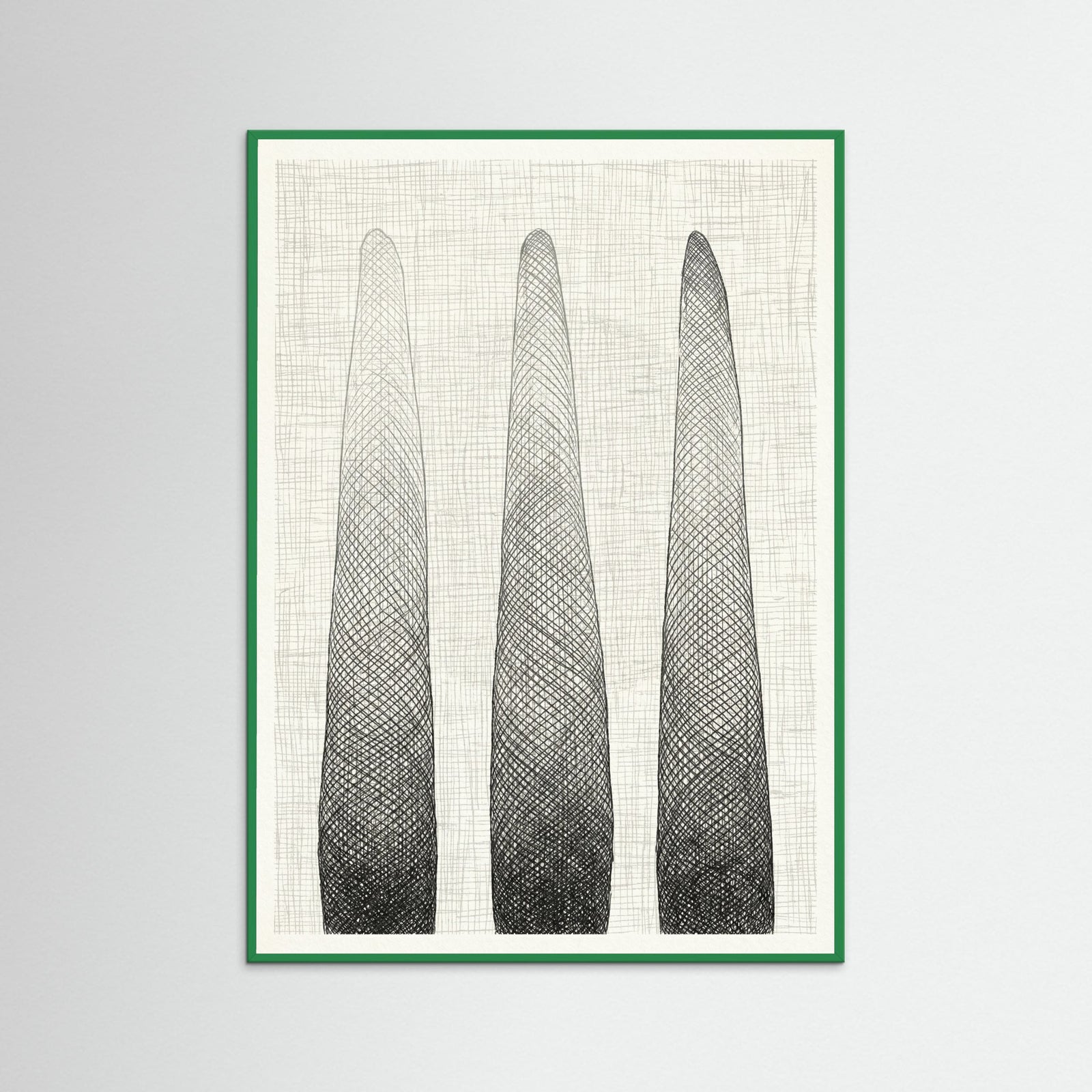 Green Wood Lined Orb