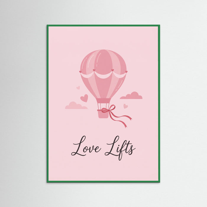 Green Wood Love Ace Card