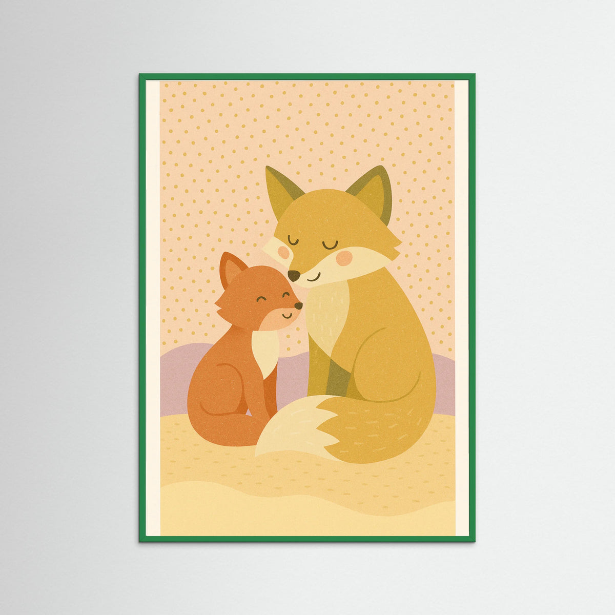 Green Wood Loving Silhouette