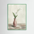 Green Wood Lucky Clover Still Life