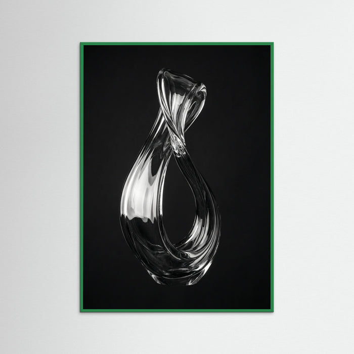 Green Wood Luminous Forms Gray